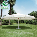 Outdoor furniture aluminum pole umbrella big umbrella and base stand